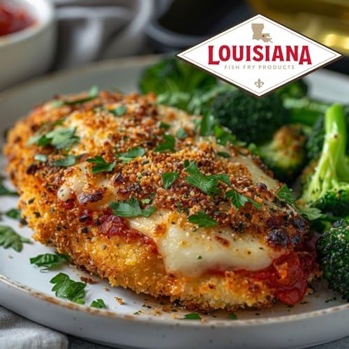Louisiana Fish Fry – Rebozado de pollo sazonado de 9 onzas (paquete de 2)  Auténtico pollo frito del sur  Lleva el sabor de Louisiana a casa
