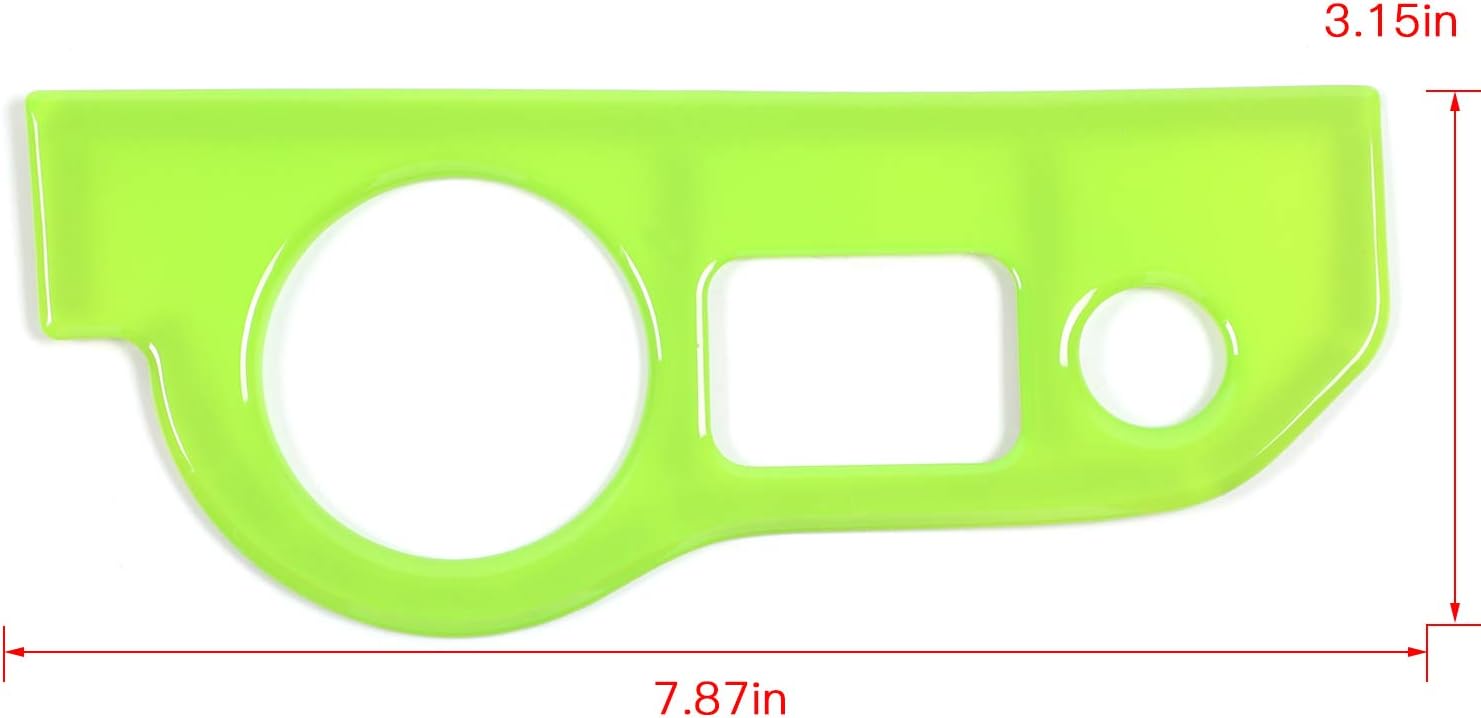 RT-TCZ para cargador de interruptor de faros delanteros, accesorios interiores verdes para Dodge Challenger 2015 Up Charger 2010 Up