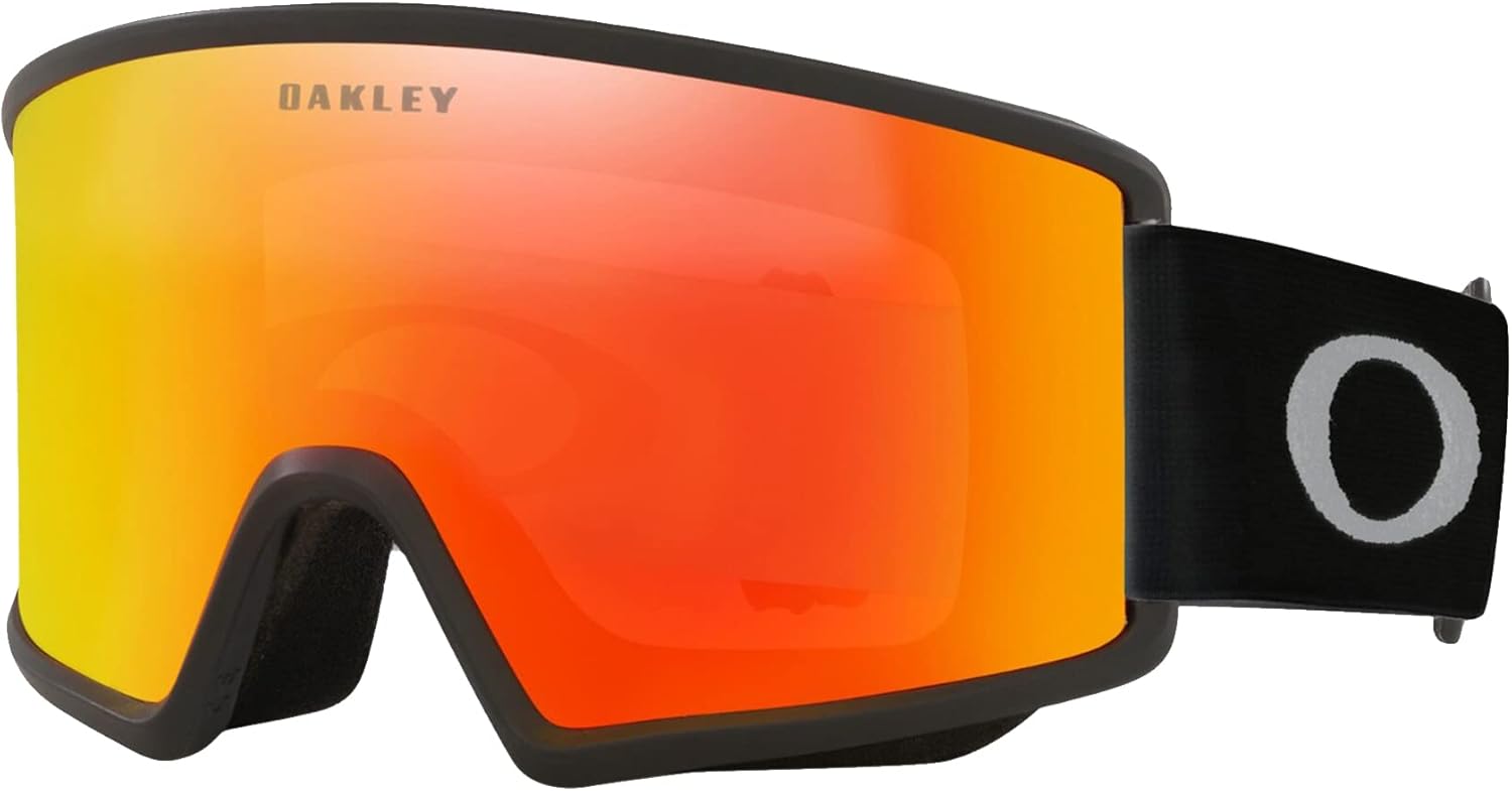 Oakley Target Line – Gafas de esquí medianasgrandes para hombres y mujeres, OO7120, OO7121 + paquete con kit de lentes de diseñador iWear