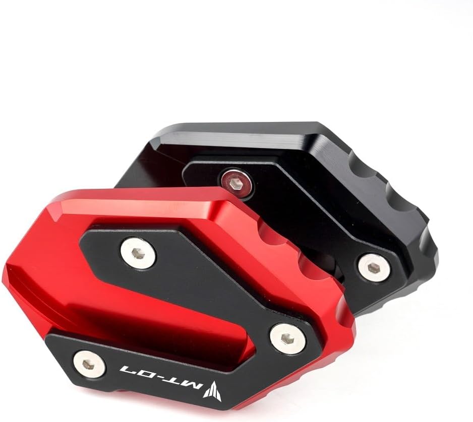 Motorcycle Side Stand pad for Y&AMAHA MT07 MT-07 2014 2015 2016 2017 2018 2019 2020 2021 2022 2023 Side Stand Enlarge Kickstand Extension Plate Pad
