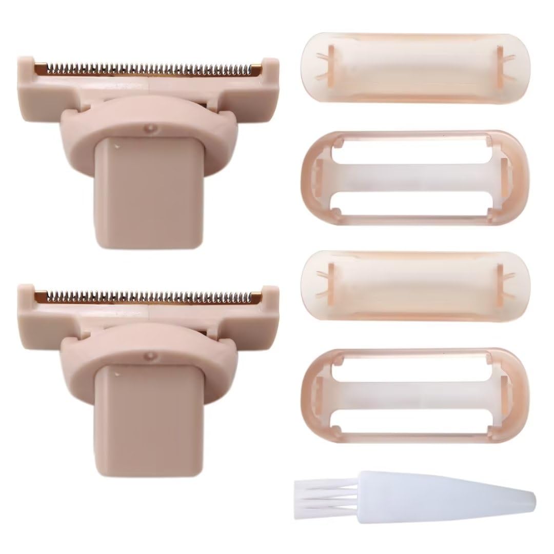 2 cabezales de repuesto para removedor de pelo, compatibles con afeitadora Finishing Touch para mujeres, cabezales de repuesto de maquinilla de