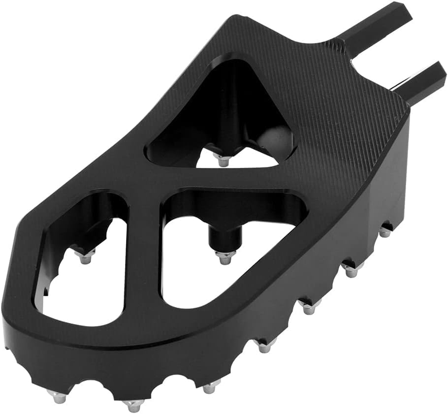 JFG RACING DRZ400 – Estriberas CNC para pedales DRZ400S 00-19 21-22DRZ400SM 05-19 21-22DRZ400E 00-07DRZ400 00-04RM125 RM250 RM250 M250Z RMX250-Negro