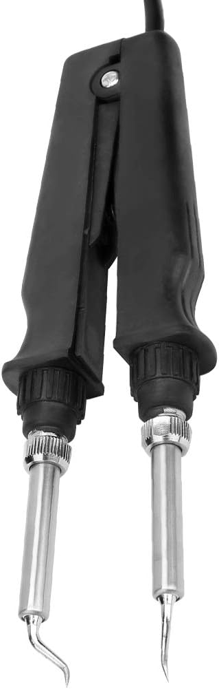 DEWIN Pinzas para soldador, pinzas calientes, estación de retrabajo SMD 220V 60W desoldador de soldadura estilo de hierro para placas de circuito