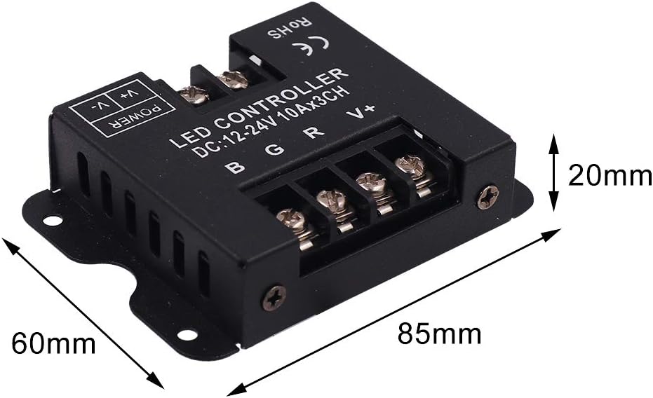 Xunata Tira de luces LED de neón, 12 V RGB 5050 luces de neón con control remoto RF, tira de luz de neón regulable que cambia de color, tira de