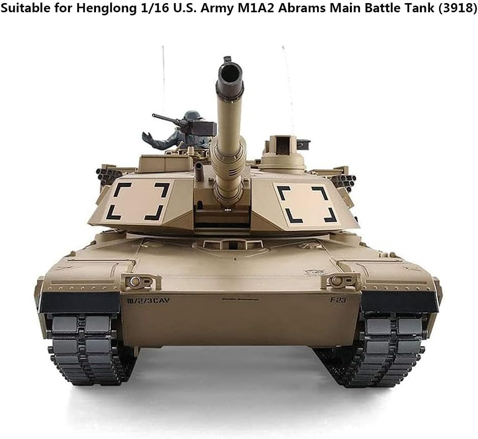 HJKLMM Accesorios de actualización del tanque de control remoto RC adecuados para Henglong 116 US Army M1A2 Abrams tanque de batalla principal