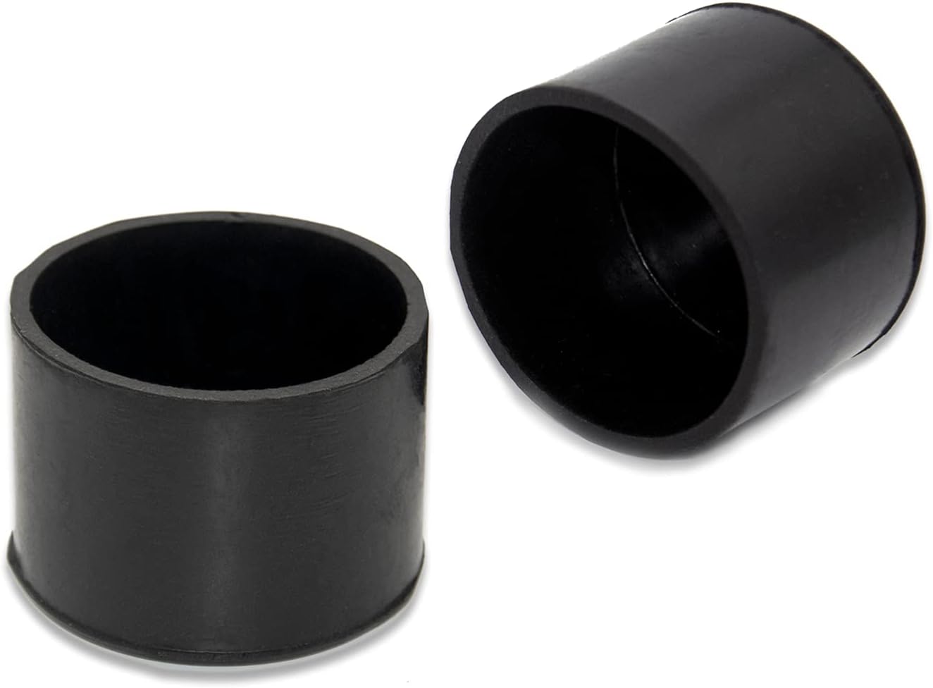 Flyshop 4 tapas redondas de goma de 1.772 in para patas de silla, protectores de suelo, antideslizantes y reducción de ruido, calcetines duraderos