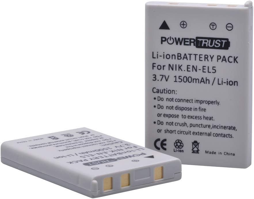 3X EN-EL5 EL5 Kits de batería y cargador rápido para Nikon ENEL5 CoolPix 3700, 4200, 5200, 5900, 7900, P3, P4, P80, P90, P100, P500, P510, P520,