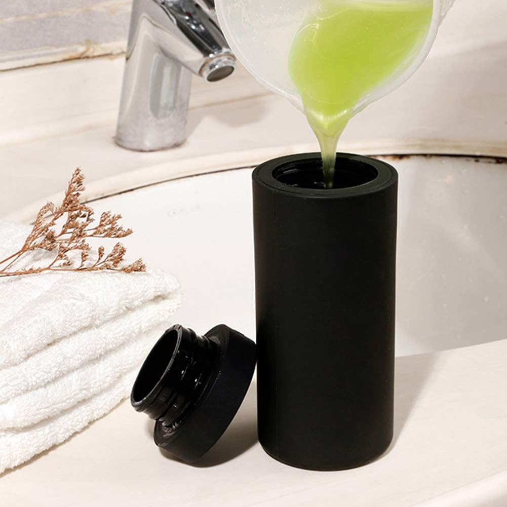 Botella exprimible para jabón de platos, dispensador de jabón de silicona para fregadero de cocina, botella exprimible, para lavar líquido y jabón