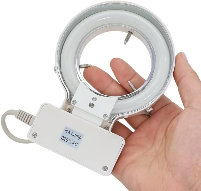 Accesorios de microscopio digital de mano Iluminadores de microscopio-8W 10W Microscopio Fuente de luz superior-Diámetro interior 60642.756 in