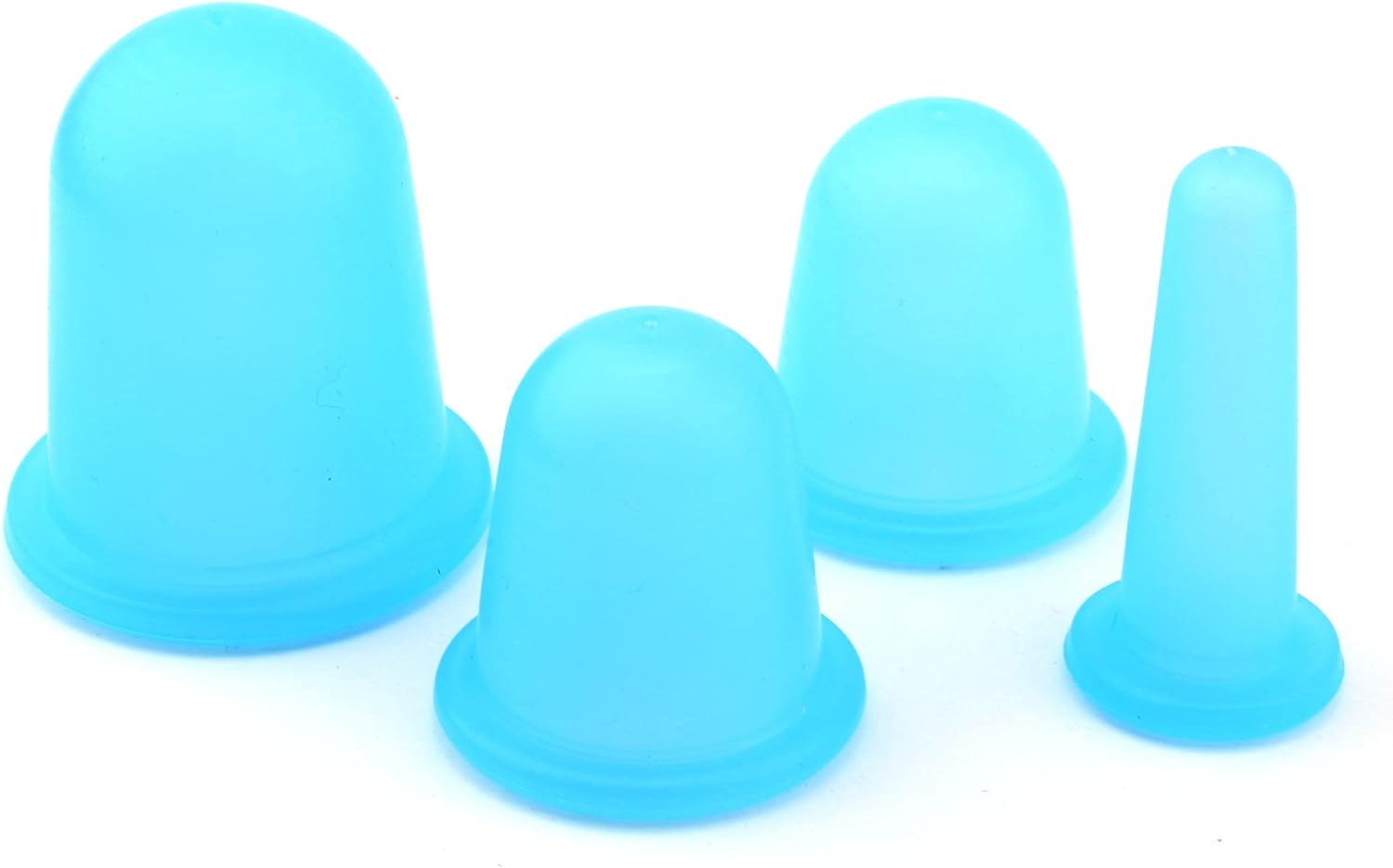 YF STORE Juego de terapia de ventosas  Tazas médicas de terapia de masaje de silicona para reducción de celulitis y relajación muscular, 4 tamaños