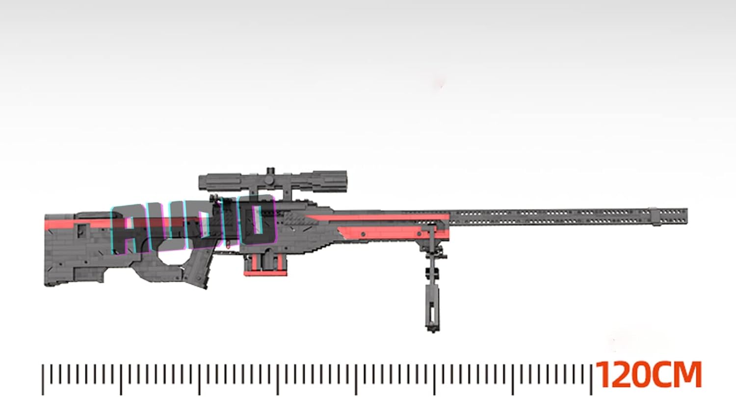 Audio Technics AWP – Bloque de construcción de juguete de disparo Technics AWP, compatible con Lego Technic, más de 2000 piezas, 47 pulgadas
