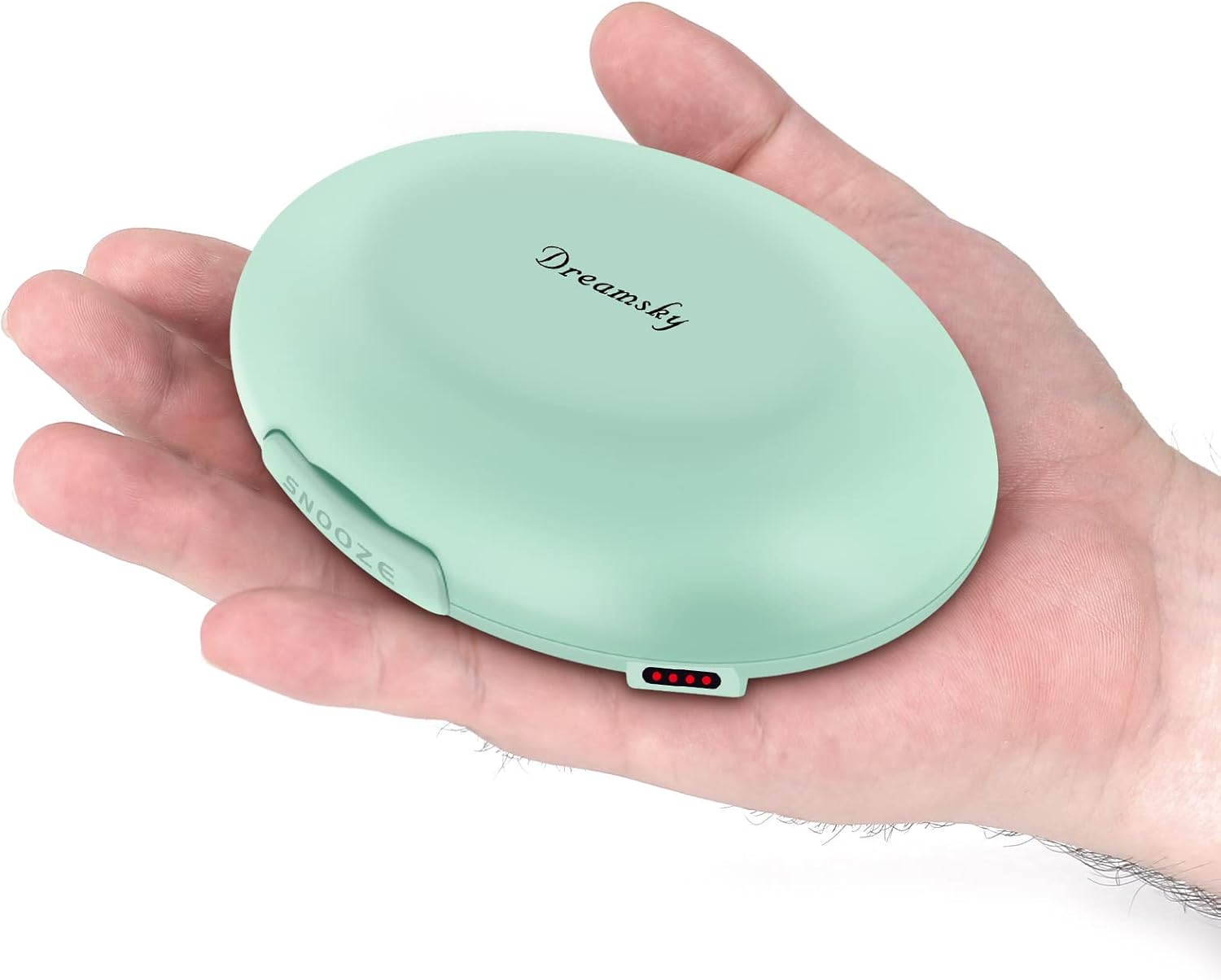 DreamSky Reloj despertador vibratorio para adultos que duermen pesadamente, agitador de cama recargable debajo de la almohada para personas con
