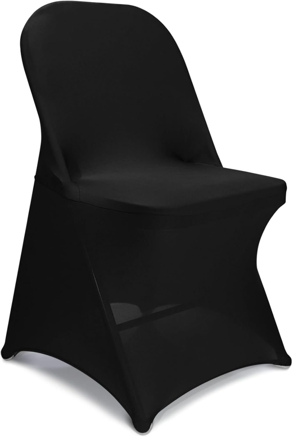 Fundas plegables de elastano impermeables para sillas plegables, 12 fundas elásticas de poliéster mejoradas, protector universal de silla elástico