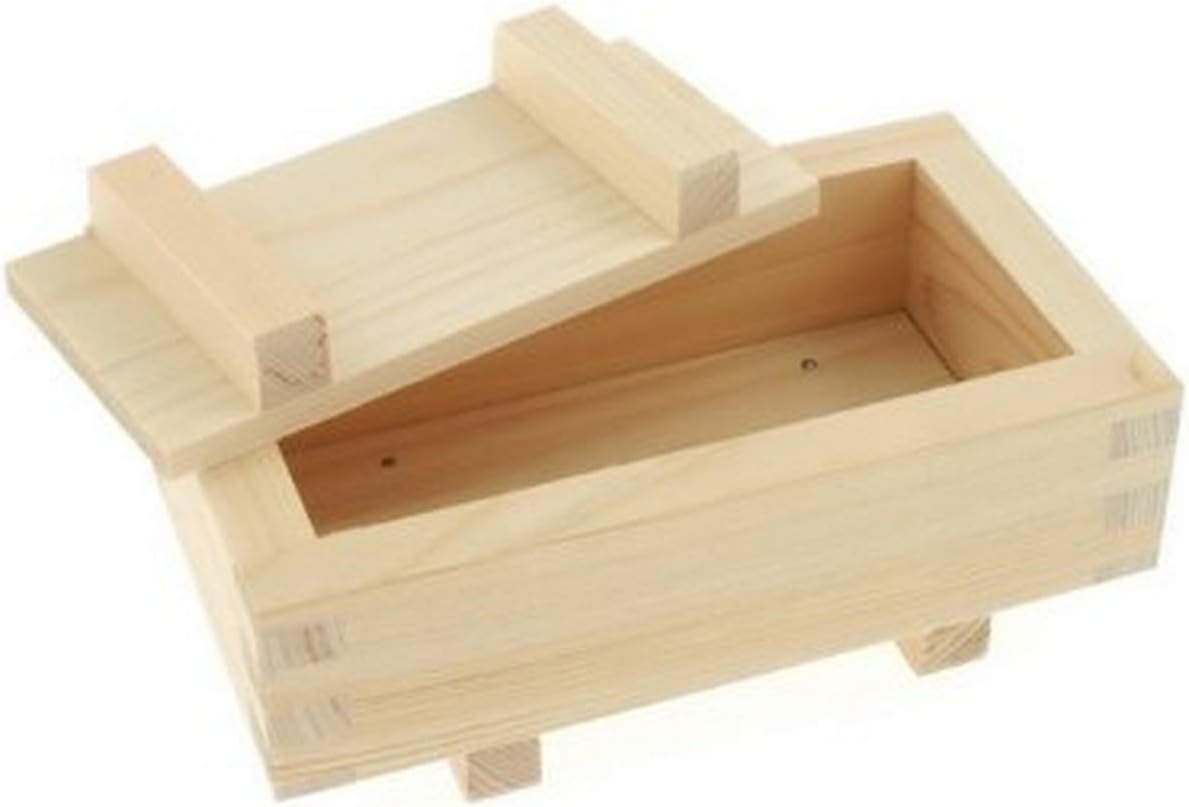 JapanBargain 3131 Molde rectangular de madera Oshizushi Press Molde para Sushi Molde de Arroz, 7 x 4 pulgadas, 1 paquete