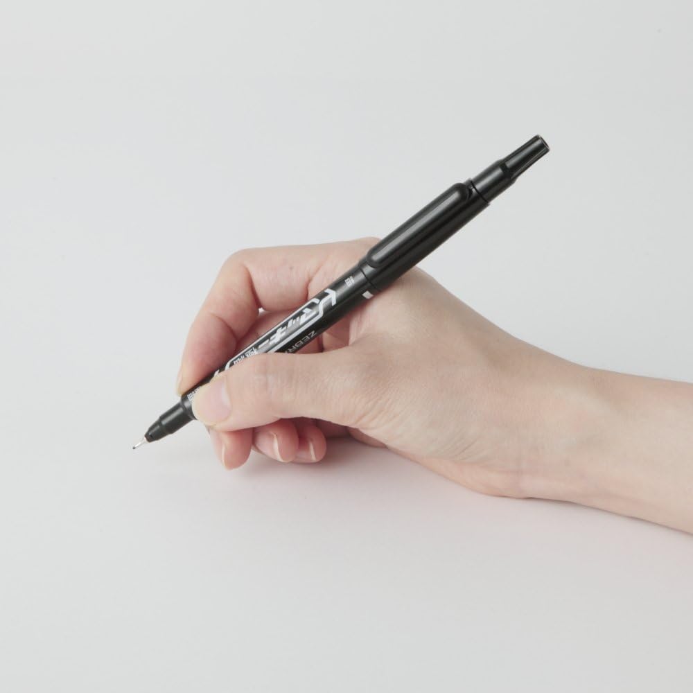 Zebra marcador permanente McKee extra fino B-MO-120-MC-BK Negro 10 piezas