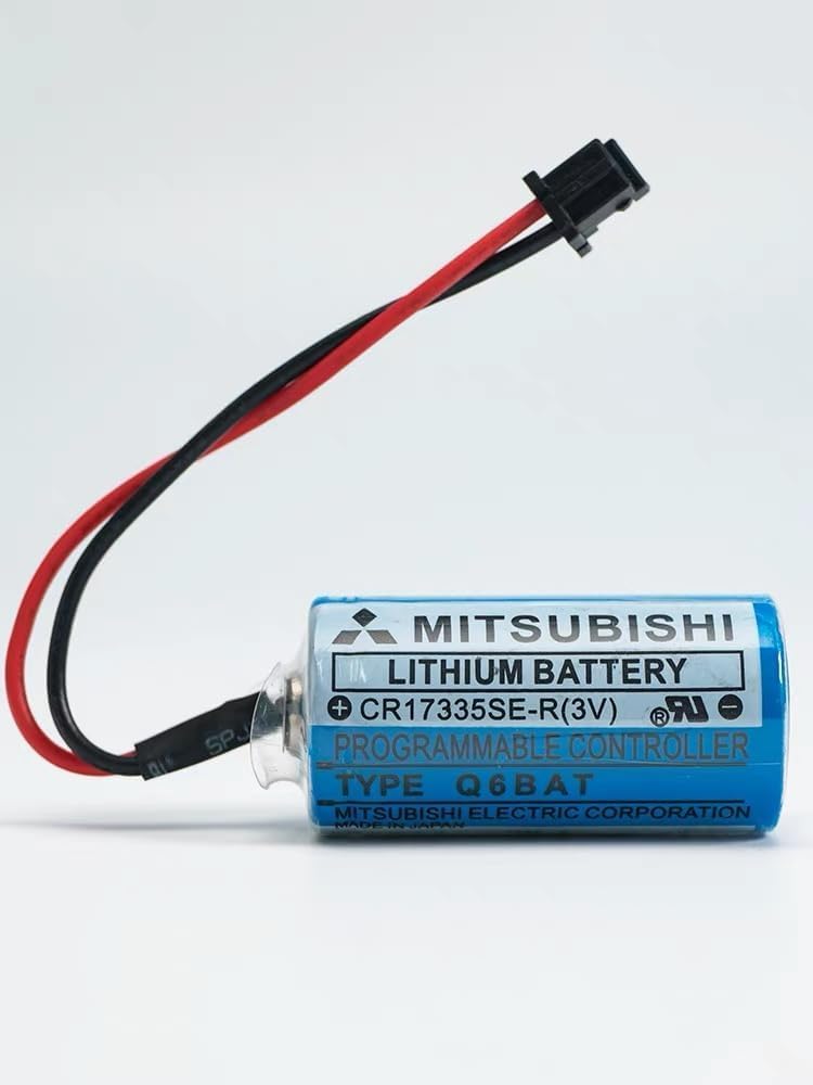 Paquete de 4 batería de litio Q6BAT CR17335SE-R (3V) para controlador programable del sistema QNS