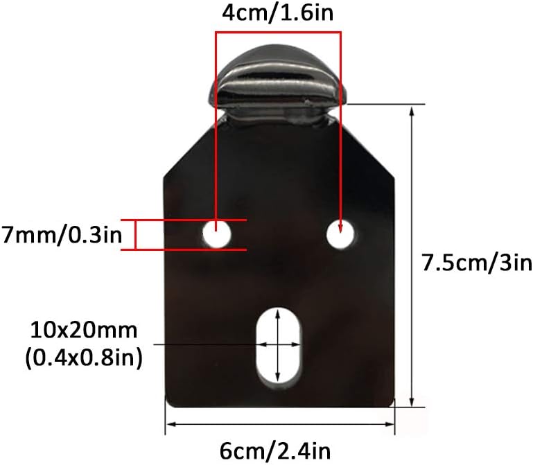 4 patas metálicas de hierro para muebles de sofá, patas de mesa de café, para cajones, estantería, cocina, baño, capacidad 2,204.6 lbs, con