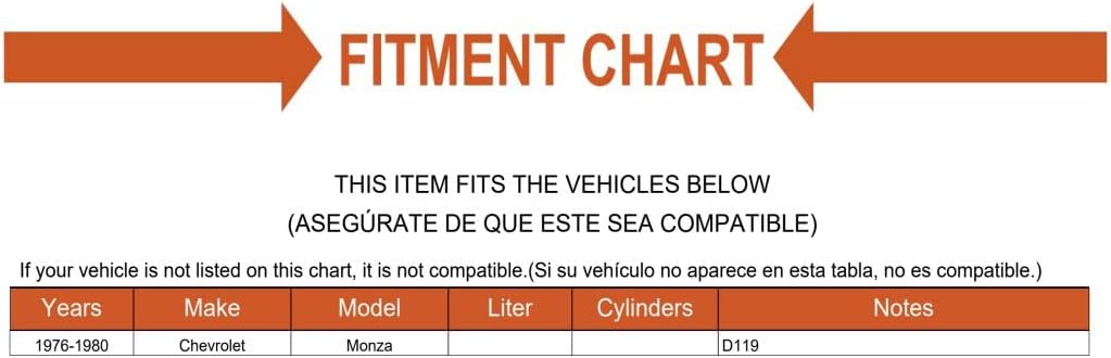 Kit de reparación de pinza de freno de disco delantero de repuesto para Chevrolet Monza 1976-1980
