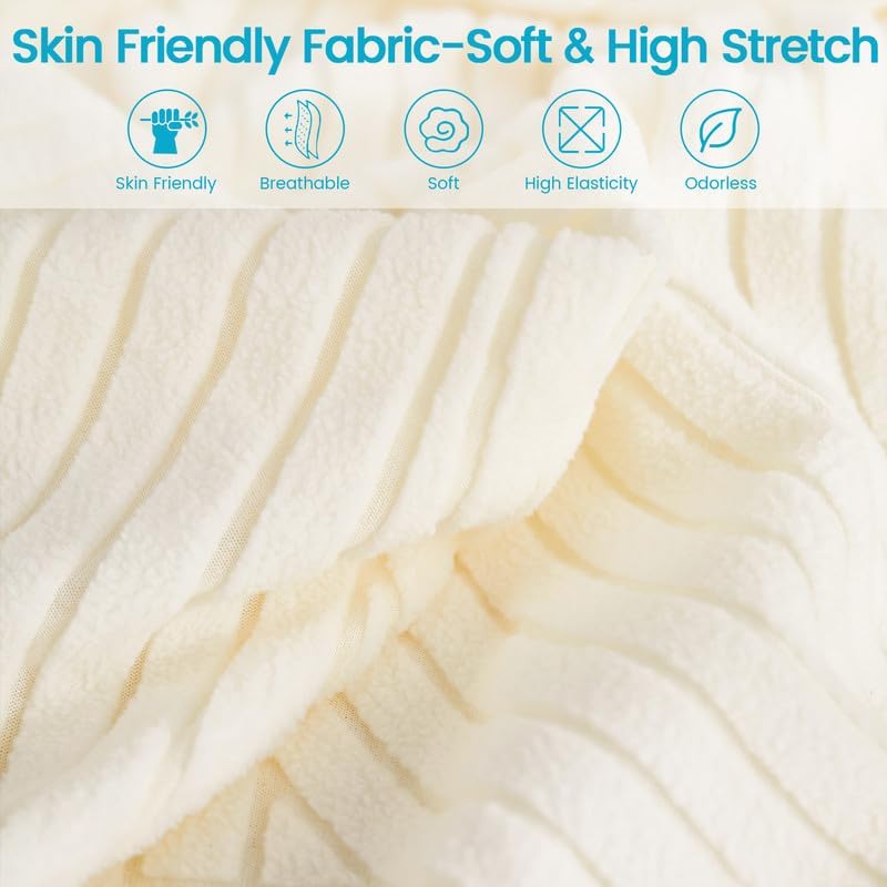 OKYUK Funda universal para sofá, funda de sofá modular en forma de L, funda de cojín separado para sofá, alta elasticidad, tela jacquard gruesa