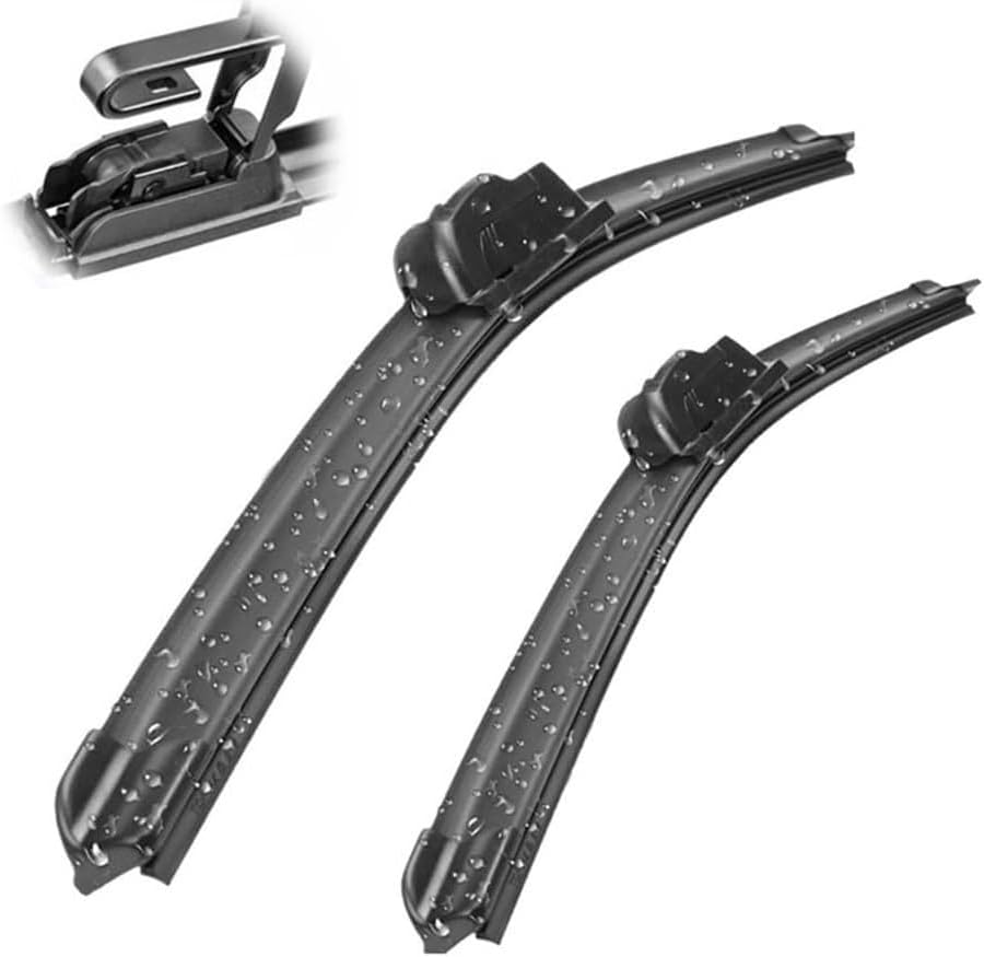 Compatible con BMW Z3 2000 2001 2002 Escobillas limpiaparabrisas, accesorios de cortador, gancho U J (color  conducción a la izquierda)