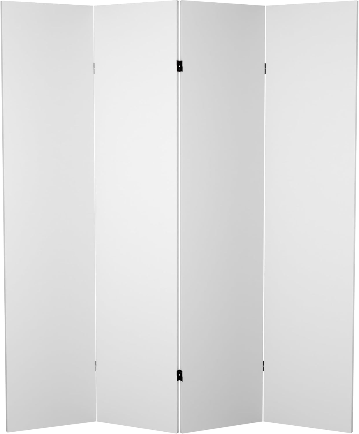 Oriental Furniture – Divisor de habitación de lona de 6 pies de alto, 4 paneles