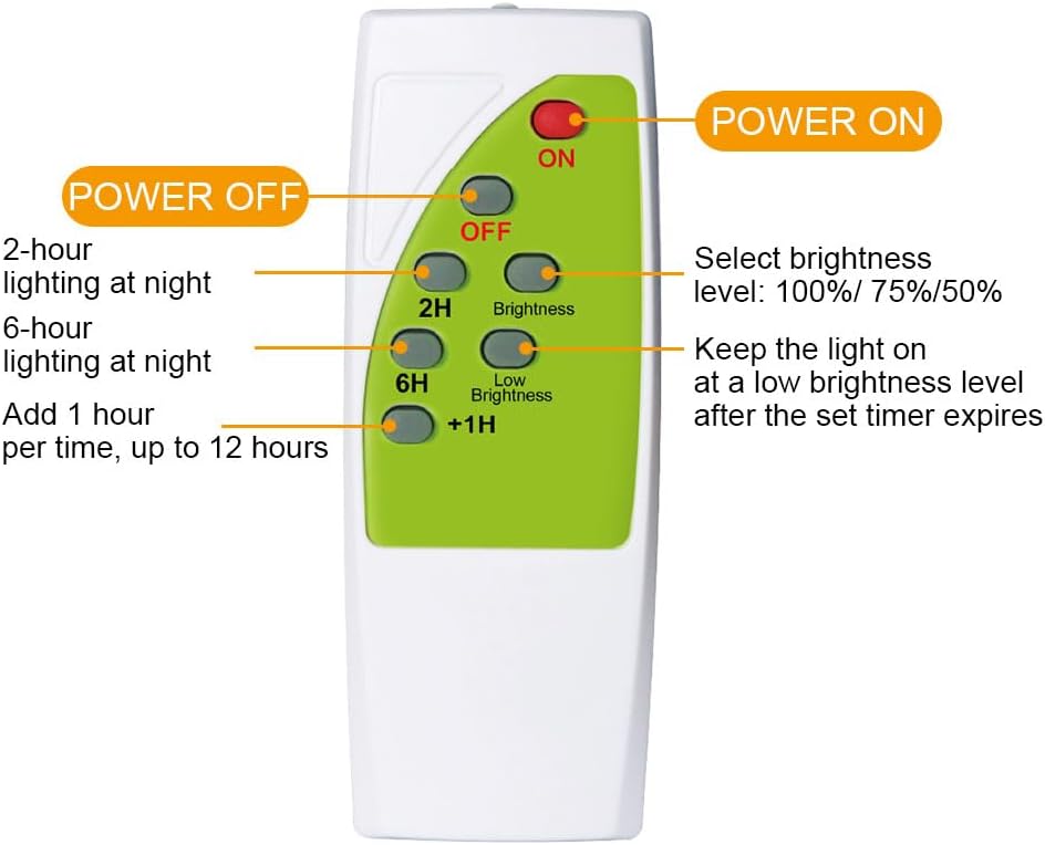 Lámpara solar para exteriores, lámpara colgante con energía solar, cable de 16 pies, temporizador de iluminación del atardecer al amanecer, control