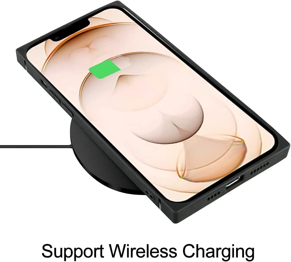ZHUXUXITT Funda cuadrada de lujo para iPhone XR para mujer, elegante funda cuadrada de moda para mujeres y niñas, policarbonato duro + funda de