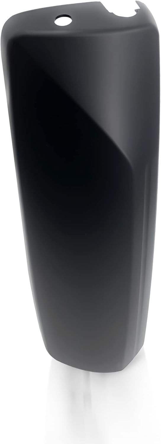 TORQUE Cubierta de espejo de puerta de repuesto para Volvo VNL 2004-2018 semi camiones negro mate cubierta curvada lado derecho del pasajero RHD