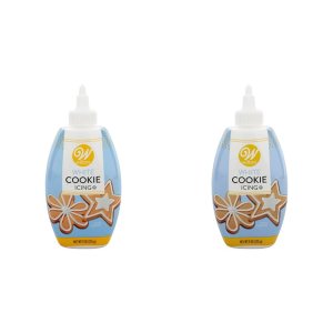Wilton Glaseado blanco para galletas, color de glaseado rápido, fácil de usar y listo para decoraciones de pasteles y galletas, se fija suave en Wilton Glaseado blanco para galletas, color de glaseado rápido, fácil de usar y listo para decoraciones de pasteles y galletas, se fija suave en