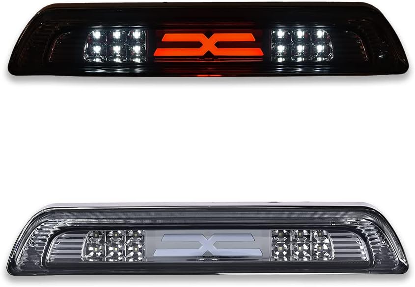 Luces de freno tipo X compatibles con Toyota Tundra 2007 2008 2009 2010 2011 2012 2013 2014 2015 2016 2017 2018 Toyota Tundra trasera 3 tercera