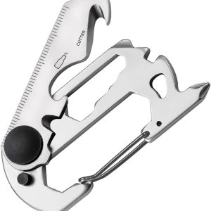 Multiherramienta de acero inoxidable, 10 herramientas en 1 llavero abridor de botellas multiherramienta con tornillo, regla y cabeza Philips, Multiherramienta de acero inoxidable, 10 herramientas en 1 llavero abridor de botellas multiherramienta con tornillo, regla y cabeza Philips,