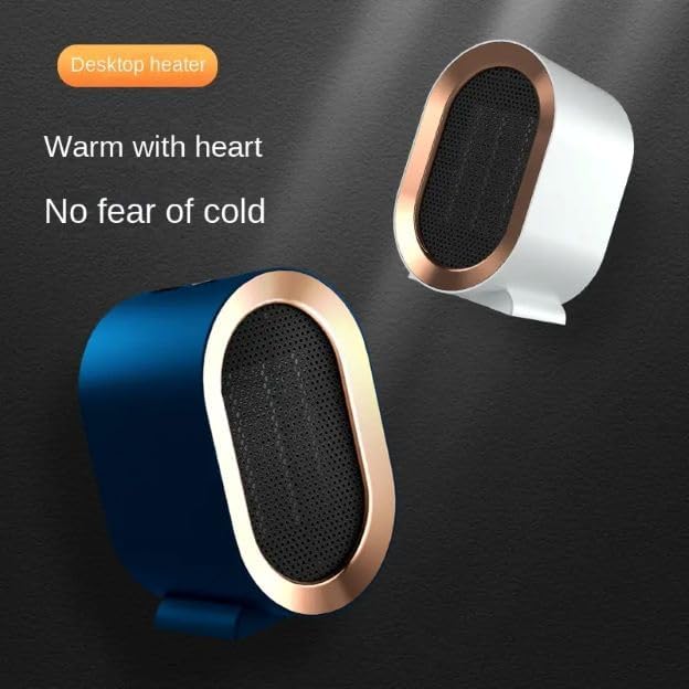 Nuevo ventilador eléctrico portátil 1200 W PTC calor de cerámica de 2 velocidades Mini de bajo ruido calentador de espacio doméstico calentador