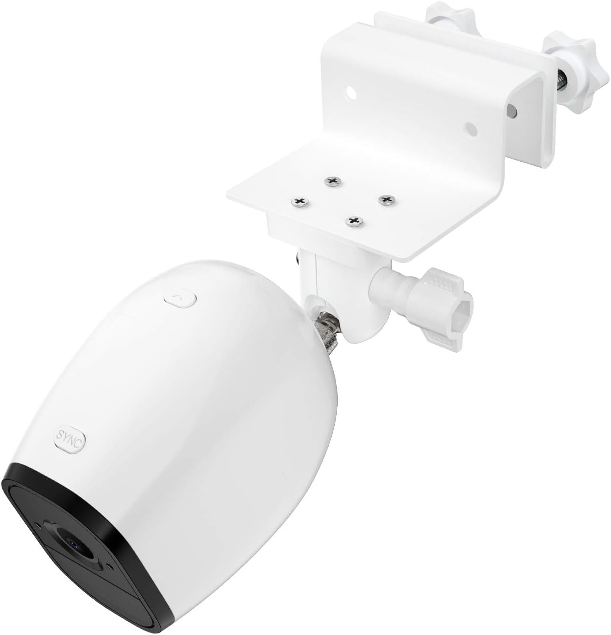HOLACA Soporte de canalón para Arlo Pro 4 eufyCam 2C Pro E y 2 E20 E40 L20, Arlo Essential, Arlo Pro 2, Arlo Pro 3, Wyze Cam al aire libre, Arlo GO,