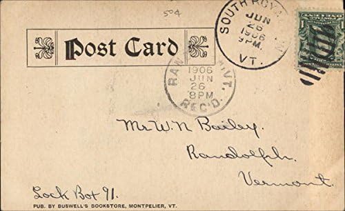 Gulf Spring House Williamstown, Vermont VT Original Antique Postcard 1906