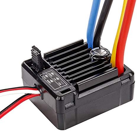 Controlador electrónico de velocidad para coche RC 110 impermeable cepillado ESC 1060 60A WP-1060-RTR