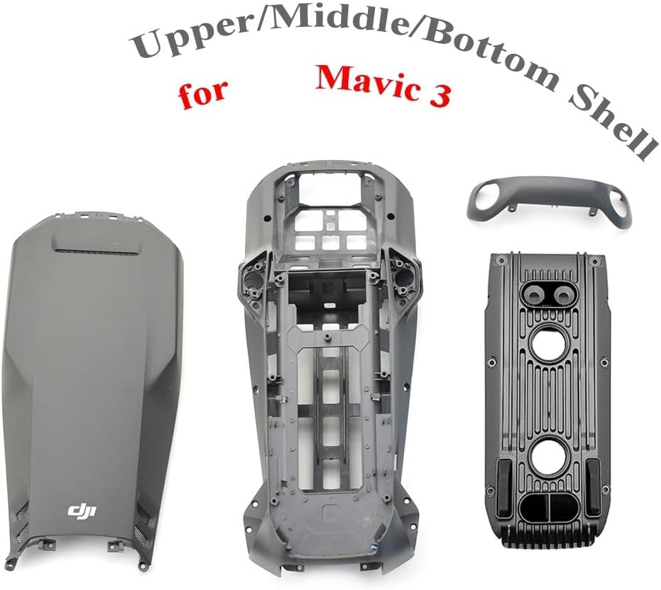 SeiZed Body UpperMiddleBottom Shell Front Cover for D-JI Mavic 3 Drone Replacement Accessories (Color  4 in 1)