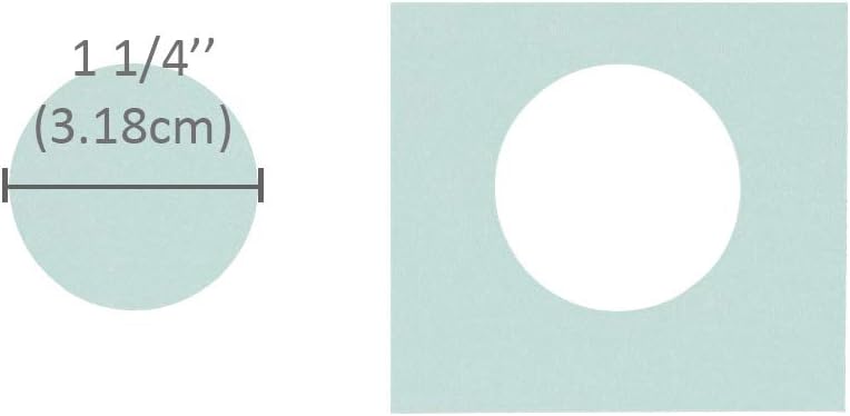 Bira Craft – Punzón circular de 1 14 pulgadas para manualidades de papel, álbumes de recortes, tarjetas, artes