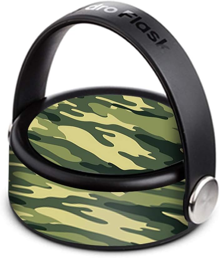 Skin Decal for Hydro 64 oz Flask Wide Mouth Water Bottle Vinyl Wrap Only – Green Camo Original Camouflage