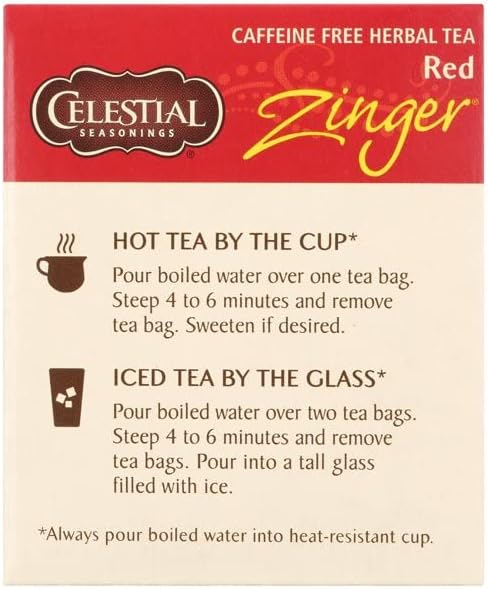 Celestial Seasonings té zngr Rojo