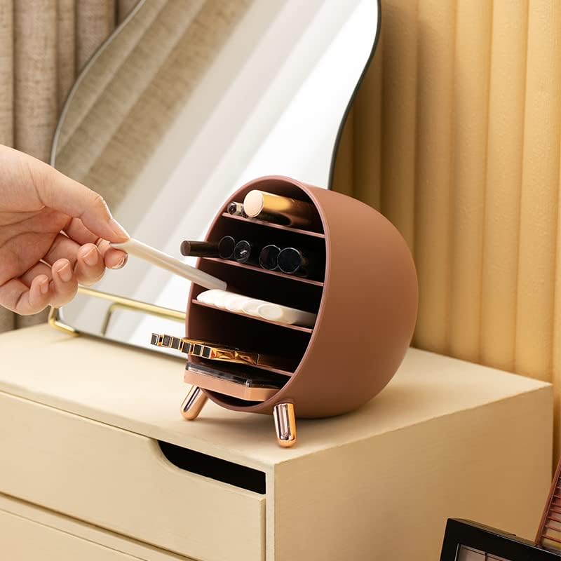 Caja de almacenamiento para tocador, estante para colgar artículos de escritorio, cosméticos, mesa para lápiz labial, lápiz de cejas, cepillo,