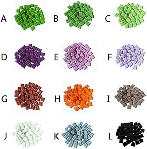 BestTeam – Mosaico de mosaico de material artesanal, micro vidrio, mini-mosaico de bricolaje, pasatiempos, niños, hecho a mano, piedra libre de