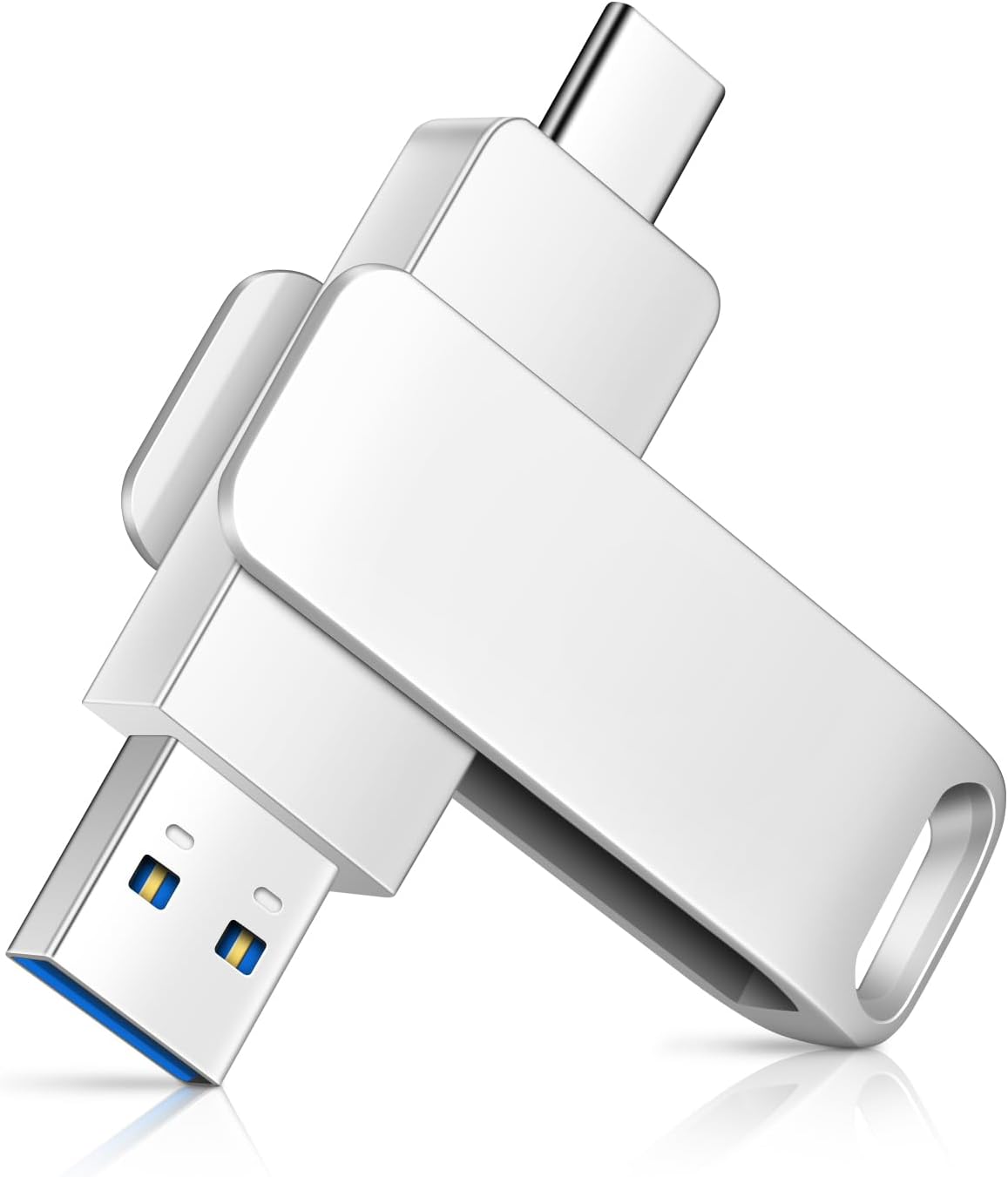 Unidad USB, 128G USB Flash Drive USB 3.0 Memory Stick USB C Drive USB C Drive con tipo C para computadoraportátilAndroid para fotovídeomúsicaarchivo