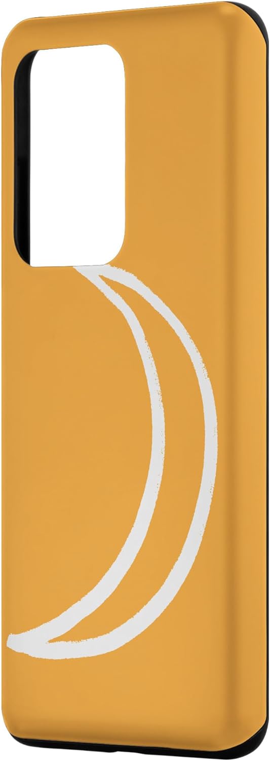 Funda naranja pastel minimalista para Galaxy S20 Ultra Moon
