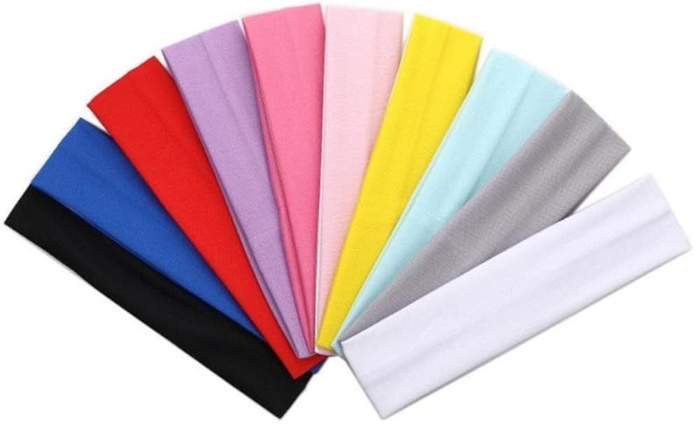 Diademas para mujer, de pelo corto, antideslizantes, elásticas, para el sudor, bandas para el cabello, de tela suave, para entrenamiento, yoga,
