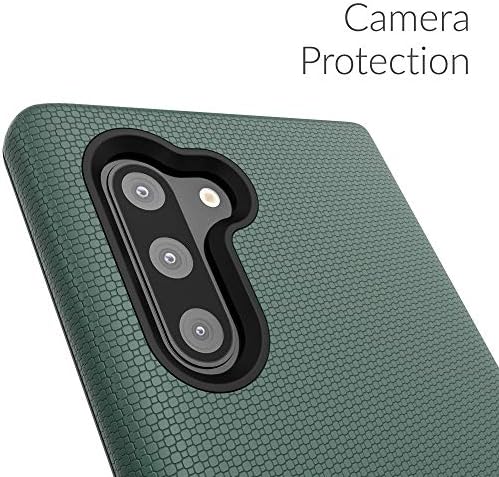 Crave Note 10 Funda, Dual Guard Protection Series Funda para Samsung Galaxy Note 10 – Verde bosque