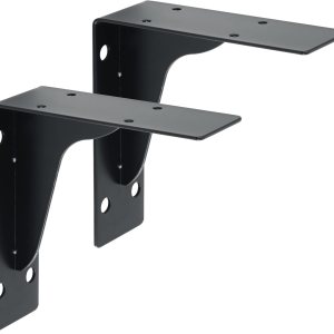 Mooche JZX22106B-2P – Soporte de estante flotante industrial, 2 piezas, carga máxima, 300 libras, soporte de estante de metal montado en la pared, Mooche JZX22106B-2P – Soporte de estante flotante industrial, 2 piezas, carga máxima, 300 libras, soporte de estante de metal montado en la pared,