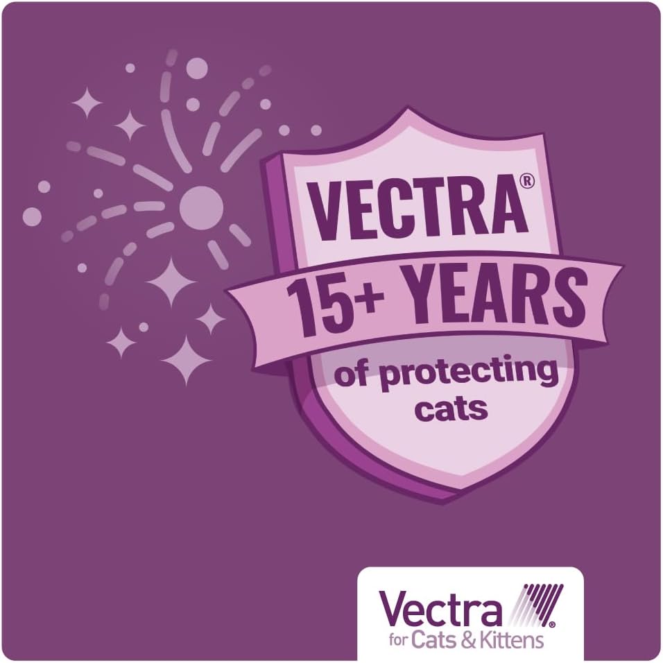 Vectra Bronceado para gatos y gatitos 2-9 libras 6 dosis