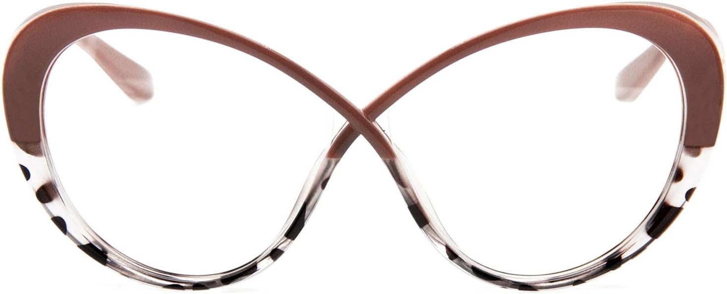 Gafas de bloqueo de luz azul de gran tamaño para mujer, gafas ovaladas de ojo de gato, para computadora, antifatiga ocular