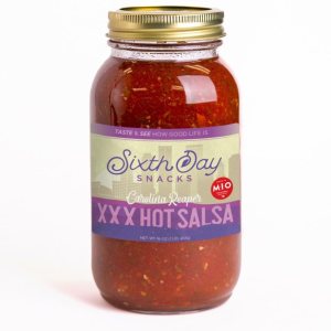 Sixth Day Snacks Carolina Reaper XXX – Salsa caliente (32 onzas), sin gluten, ingredientes frescos, veganos y bajos en sodio Sixth Day Snacks Carolina Reaper XXX – Salsa caliente (32 onzas), sin gluten, ingredientes frescos, veganos y bajos en sodio