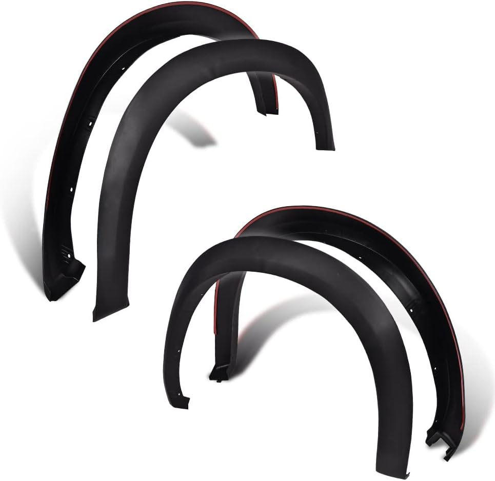 G-PLUS Guardabarros para guardabarros, compatibles con Dodge 2009-2018 Ram 1500, no es compatible con modelos RT, cubierta protectora de inyección
